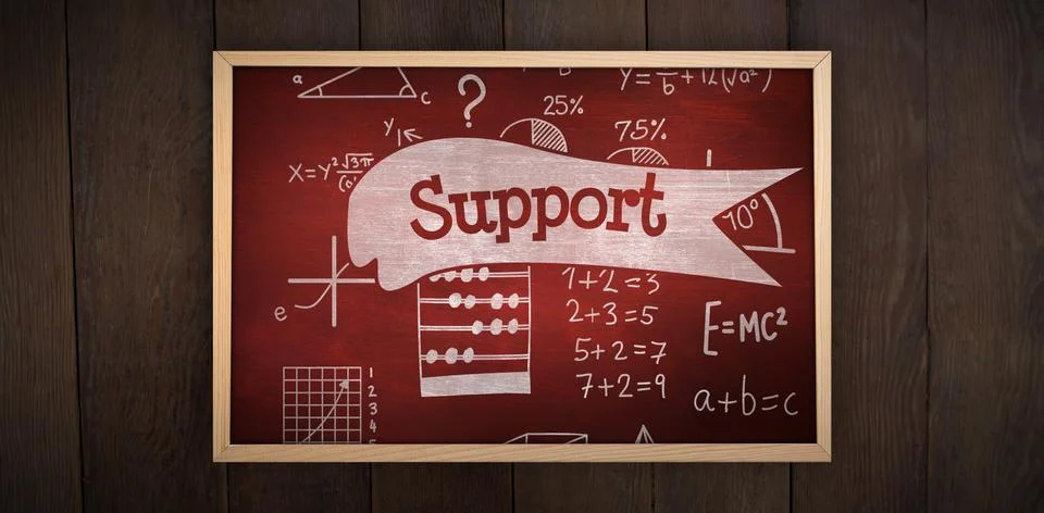 Composite image of chalkboard Foto stock