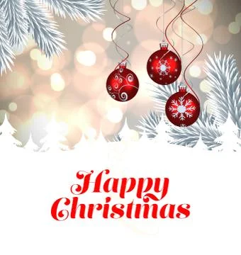 Composite image of christmas card Illustrazione stock