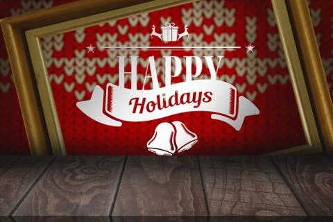 Composite image of christmas message 스톡 사진