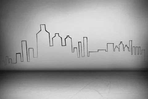 Composite image of city plan Stock Illustration