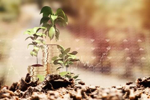 Composite image of close-up of garbage 写真素材