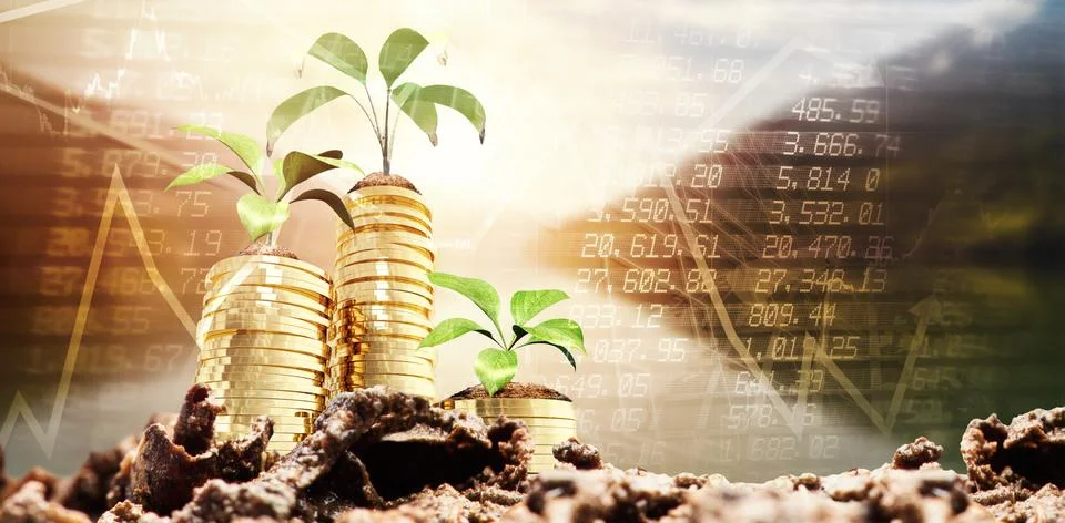 Composite image of close-up of garbage 写真素材