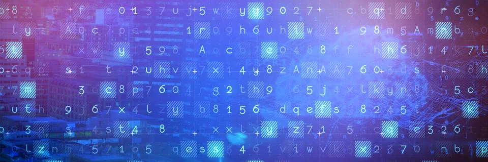Composite image of cloud and malware detected on binary background Illustrazione stock