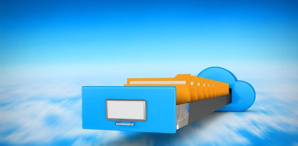 Composite image of cloud computing drawer Stock Illustration