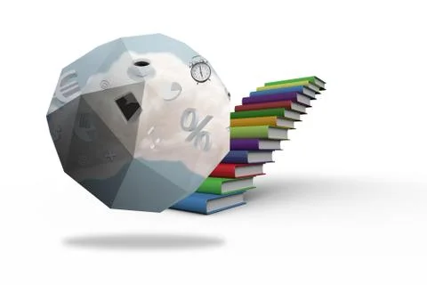 Composite image of cloud computing graphic on abstract screen Stock Illustration