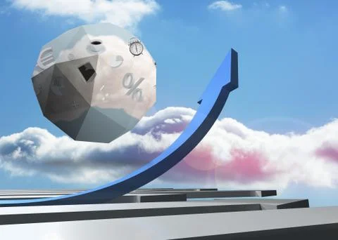 Composite image of cloud computing graphic on abstract screen Stock Illustration