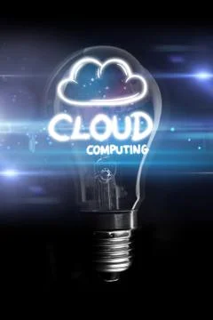 Composite image of cloud computing Stock Illustration