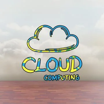 Composite image of cloud computing Stock Photos