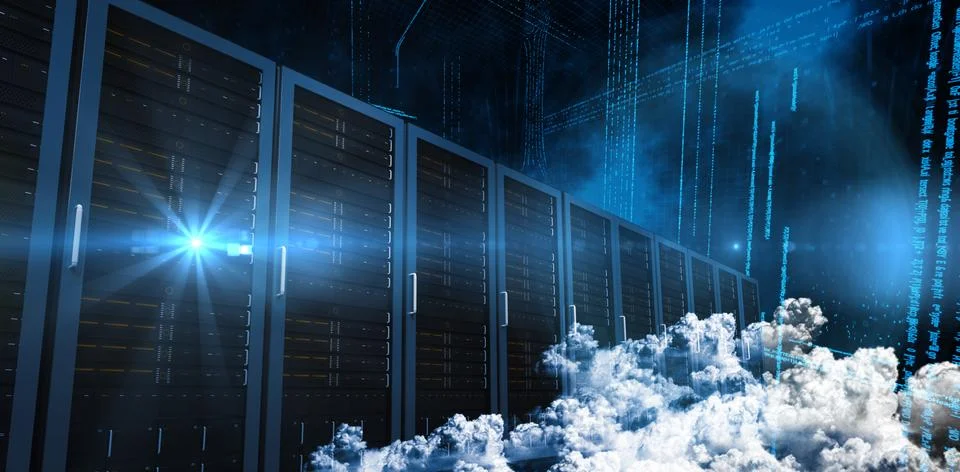 Composite image of clouds Stock Illustration