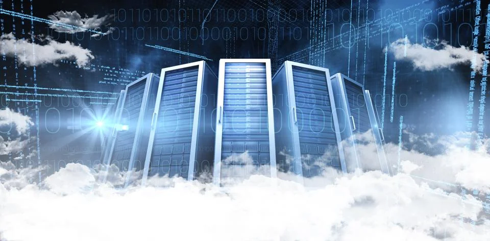 Composite image of clouds Stock Illustration