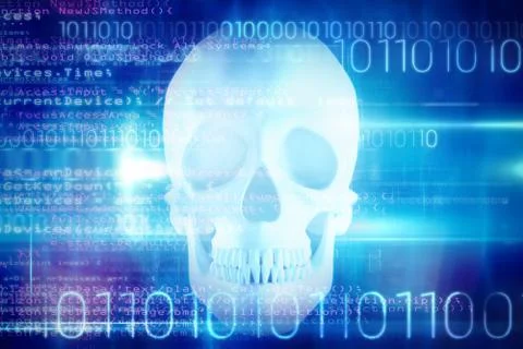 Composite image of code Illustrazione stock