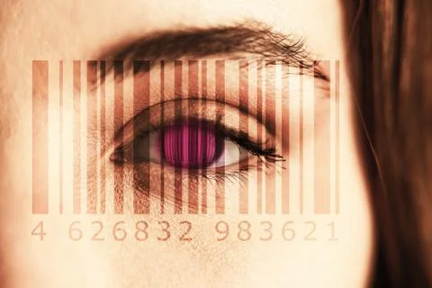 Composite image of composite image of bar code Stock-Fotos