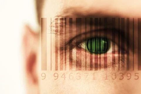 Composite image of composite image of bar code Stock-Fotos