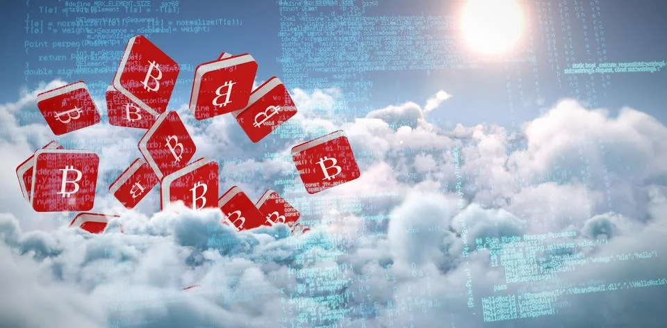 Composite image of composite image of binary codes Stock Photos