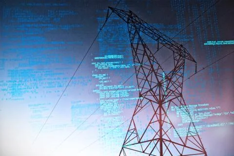 Composite image of composite image of binary codes Stock Photos