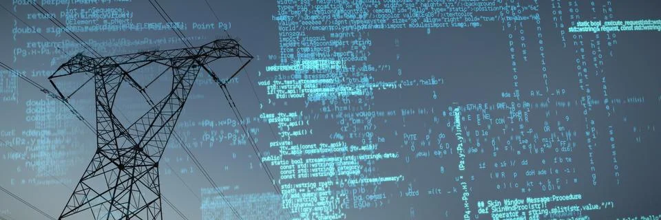 Composite image of composite image of binary codes Stock Photos