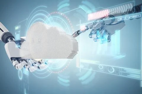 Composite image of composite image of cloud Fotos Stock