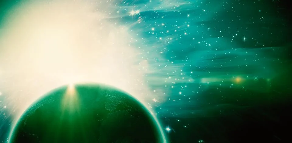 Composite image of composite image of globe Stock Illustration
