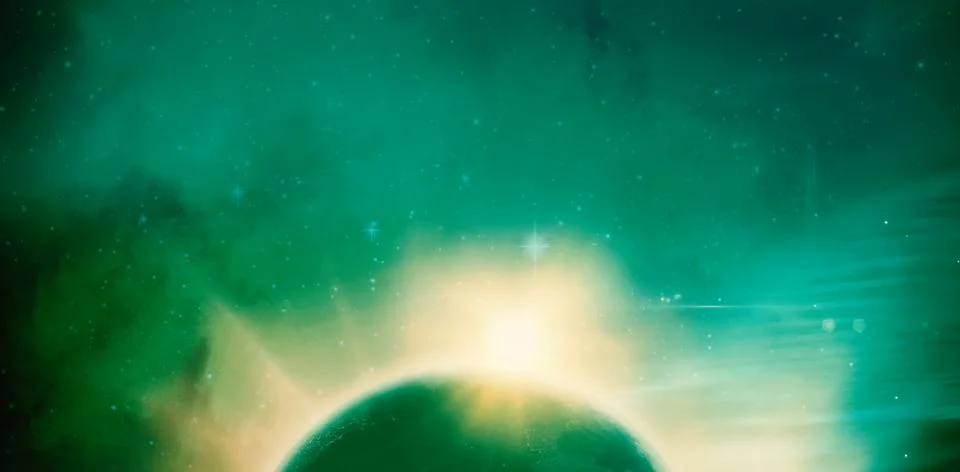 Composite image of composite image of globe Stock Illustration