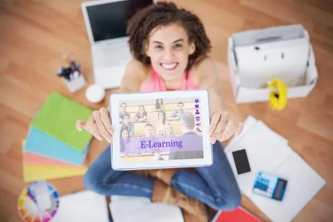 Composite image of composite image of online courses 스톡 사진