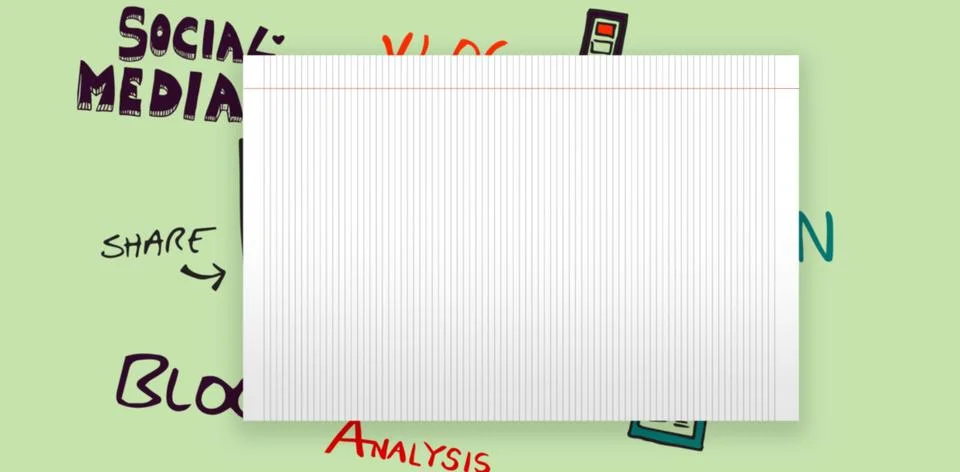 Composite image of composite image of social media diagram Stockillustratie