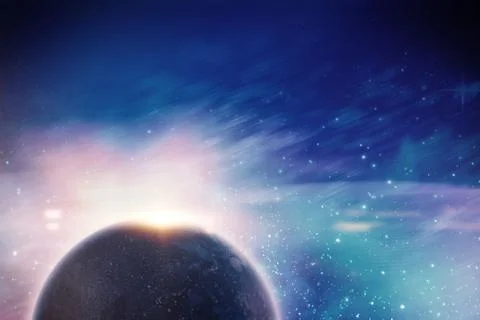 Composite image of computer graphic image of planet earth Stock Illustration