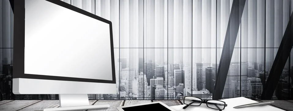 Composite image of computer screen 스톡 일러스트