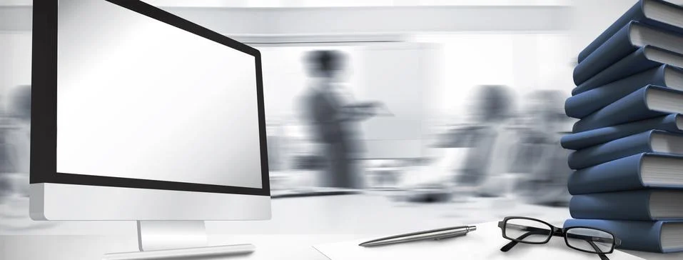 Composite image of computer screen Stock Illustration