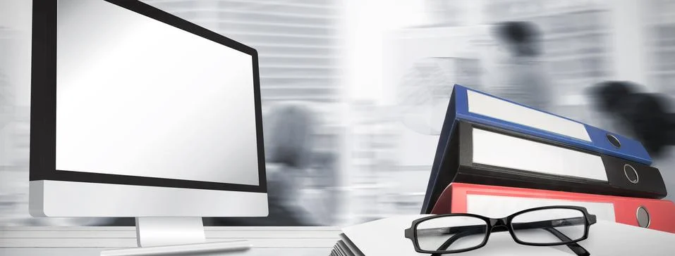 Composite image of computer screen Stock Illustration