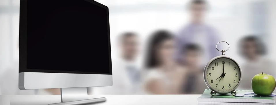 Composite image of computer screen Stock Illustration