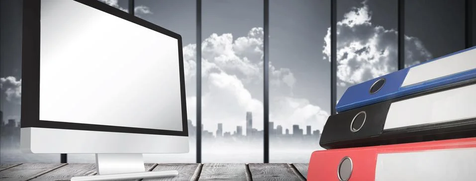 Composite image of computer screen 스톡 일러스트