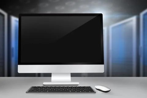 Composite image of computer screen Stock Illustration