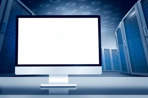 Composite image of computer screen Stock Illustration
