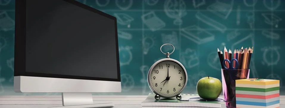 Composite image of computer screen 写真素材