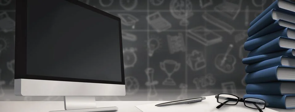 Composite image of computer screen 写真素材