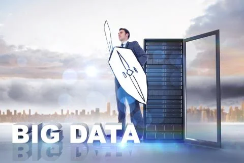 Composite image of corporate warrior Stock Illustration