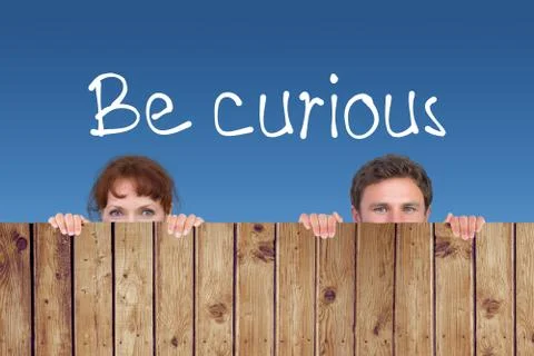 Composite image of couple looking at the camera Stock Photos