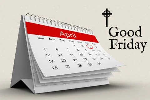 Composite image of cross Illustrazione stock