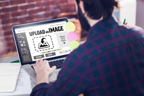 Composite image of designer interface Stock Photos