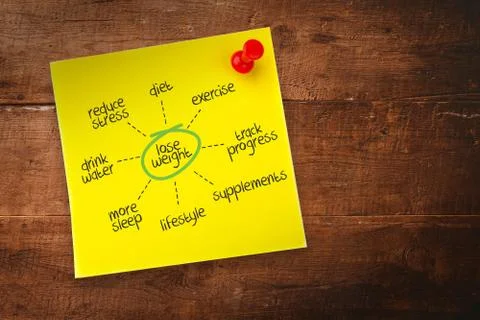 Composite image of diet plan Illustrazione stock