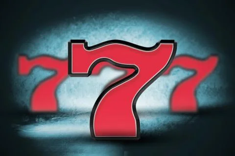 Composite image of digital composite image of 3d number seven Stock Photos