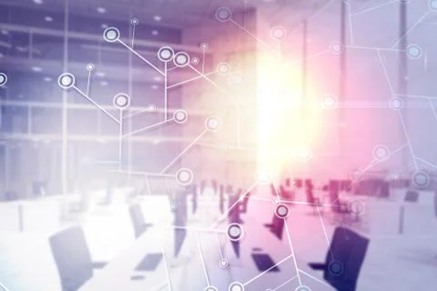 Composite image of digitally composite image of technological interface 3d Illustrazione stock