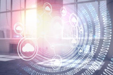 Composite image of digitally composite image of technological interface 3d Stock Illustration