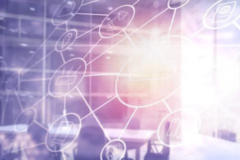 Composite image of digitally composite image of technological interface 3d Illustrazione stock