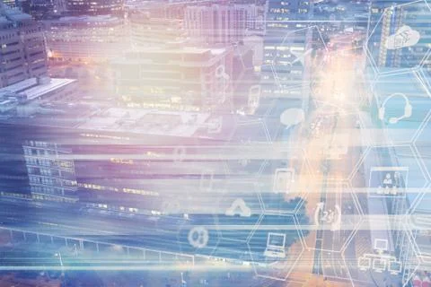 Composite image of digitally composite image of technological interface 3d Stock Illustration