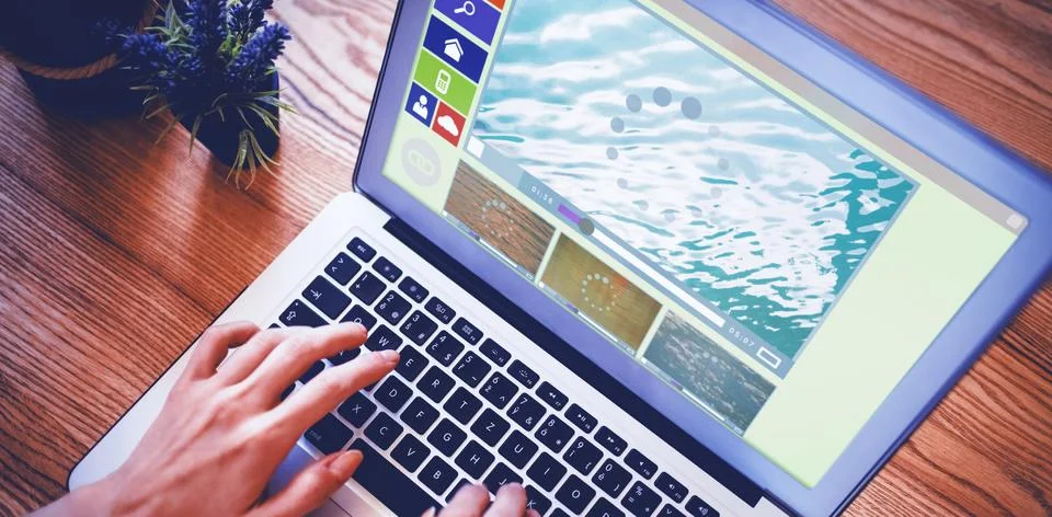 Composite image of digitally composite image of various video and computer icons Stock Photos
