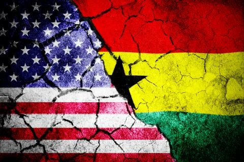 Composite image of digitally generated ghana national flag Stock Illustration
