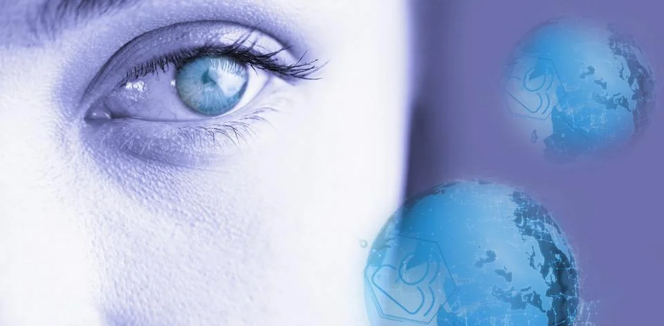 Composite image of digitally generated image of earth with social connectivity Stock Photos