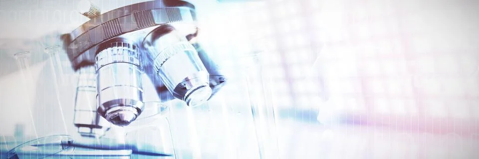 Composite image of digitally image of brain interface Stock Illustration