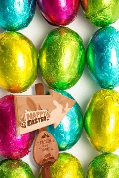Composite image of easter egg hunt sign Stock Illustration